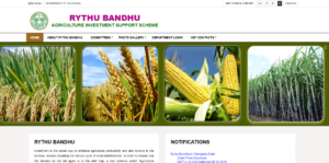 Rythu Bandhu Scheme official website