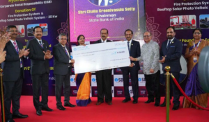 SBI donates Rs. 51 lakh to Devnar Foundatio