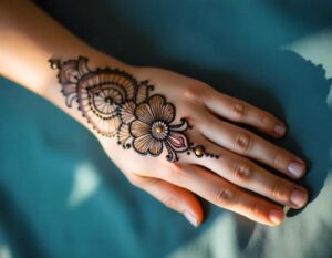 Simple Mehndi Design for everyday or daily life