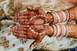 simple mehndi design for bridal 